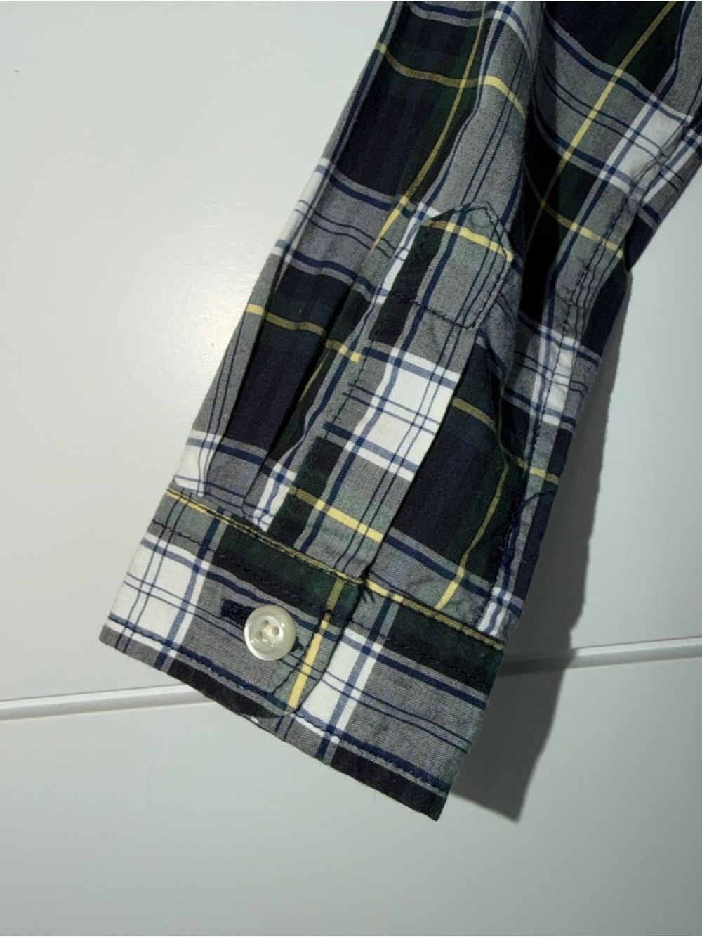 Polo Ralph Lauren Baby Boy Shirt 9 Months Plaid Tartan Button Down EUC Preppy - Picture 5 of 7